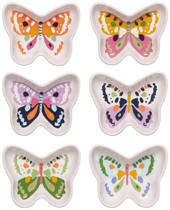 Danica Jubilee Individual Pinch Bowl, Flutter By (Assorted Designs)