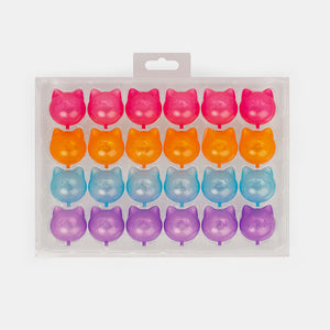 Kikkerland Reusable Ice Cube Set, Cats