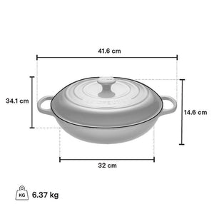 Le Creuset Braiser 4.7L, Oyster