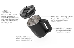 Brumate Müv Travel Mug 15oz, Prickly Pear