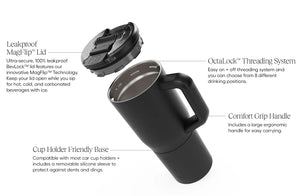 Brumate Müv Travel Mug 25oz, Mocha