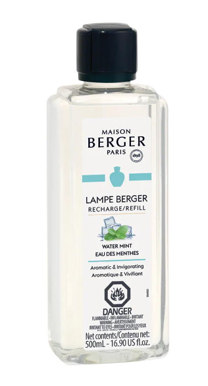 Maison Berger Lamp Fragrance Refill 500ml, Water Mint