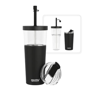 Asobu Marina 2-in-1 Tumbler, Black