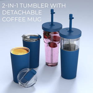 Asobu Marina 2-in-1 Tumbler, Blue