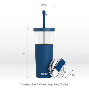 Asobu Marina 2-in-1 Tumbler, Blue