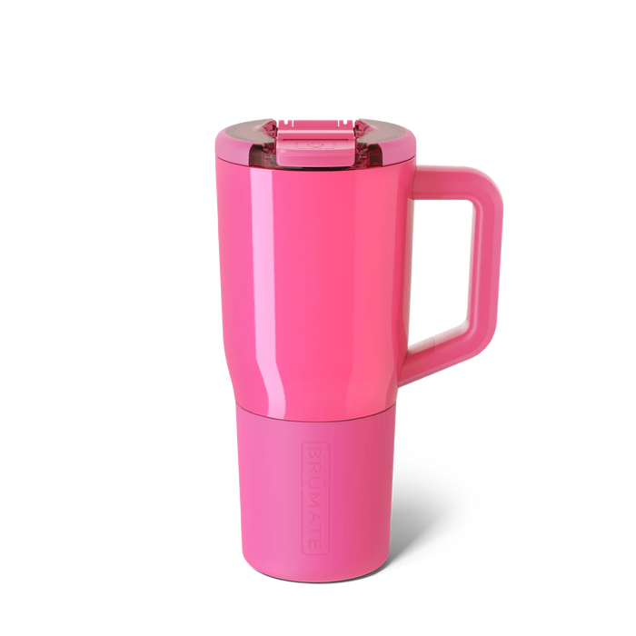Brumate Müv Travel Mug 25oz, Neon Pink