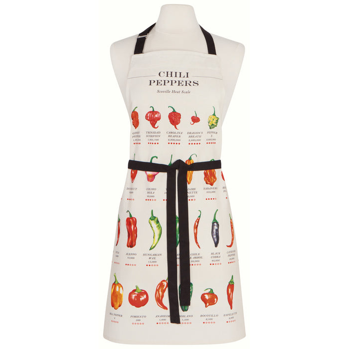 Danica Now Designs Apron Adult Fine Print, Chili Peppers