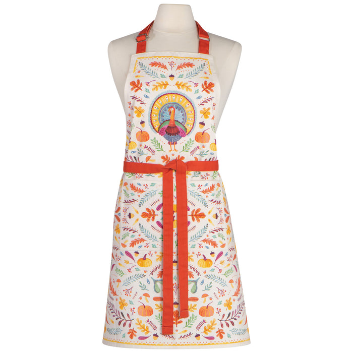 Danica Now Designs Apron Adult Chef, Autumn Plenty Thanksgiving