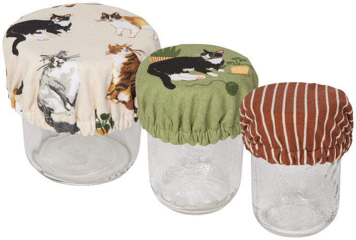 Danica Now Designs Mini Bowl Covers Set of 3, Cat Collective