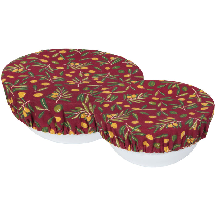 Danica Now Designs Bowl Covers Set of 2, Olive Oil