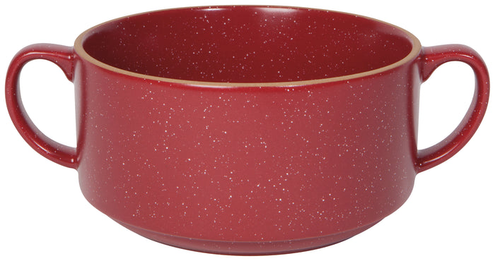 Danica Now Designs Double-Handed Soup Bowl, Carmine Red