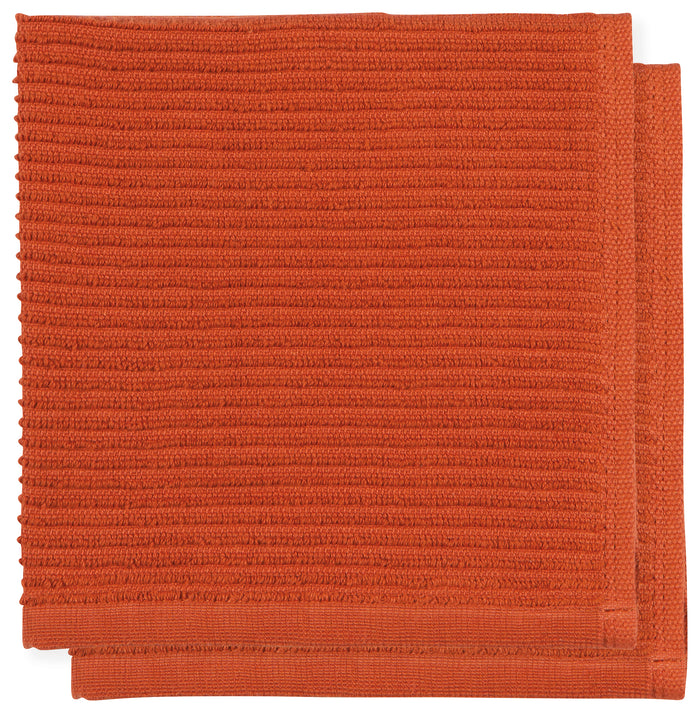 Danica Now Designs Ripple Dishcloths Set of 2, Ripple Rust