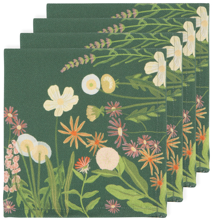 Danica Now Designs Napkin Set of 4, Bees & Blooms