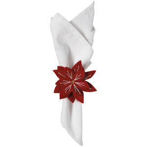 Danica Now Designs Felt Napkin Ring, Amaryllis