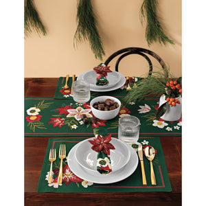 Danica Now Designs Felt Napkin Ring, Amaryllis