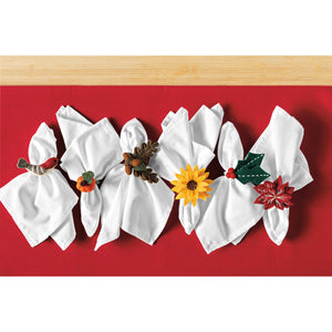 Danica Now Designs Felt Napkin Ring, Autumn Plenty Thanksgiving