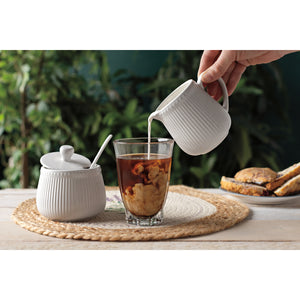 Danica Now Designs Speckled Creamer, White