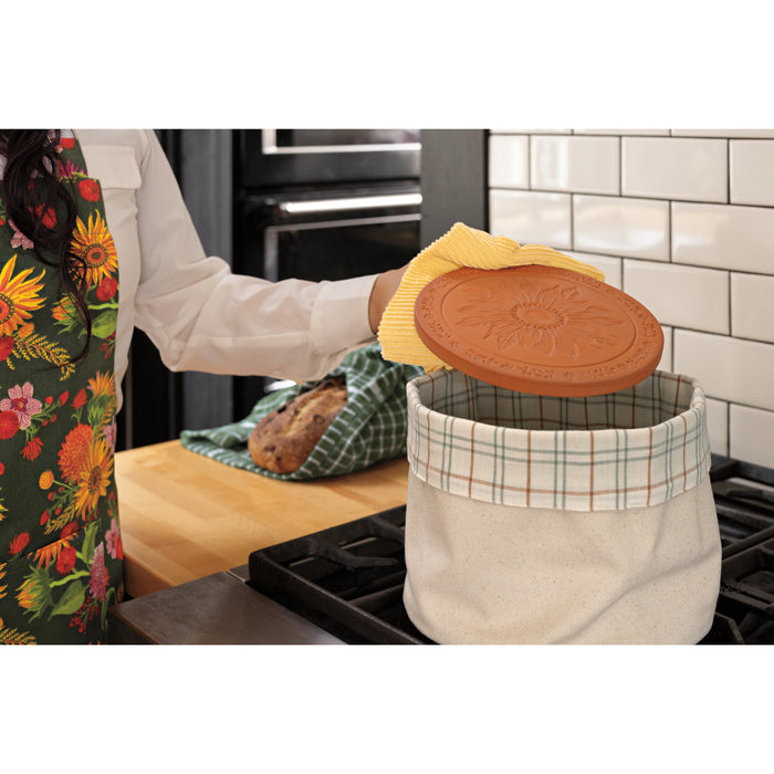 Danica Now Designs Plaid Canvas Bread Basket
