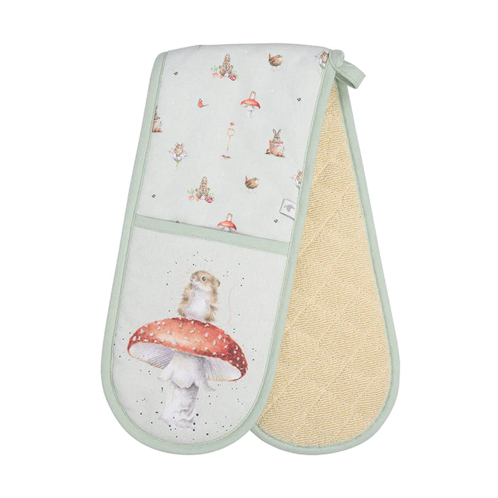 Wrendale Designs Double Oven Mitt, Garden Friend