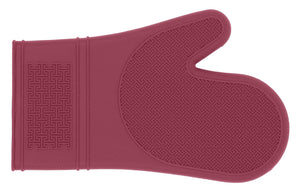 Kitchen Basics Silicone Oven Mitt 12 Inch, Hawthorne Rose