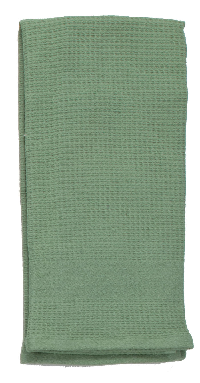 Kay Dee KD Kitchen Waffle Terry Tea Towel, Green Tea