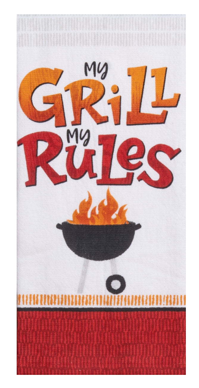 Kay Dee Dual Purpose Terry Tea Towel, Grill Boss My Grill