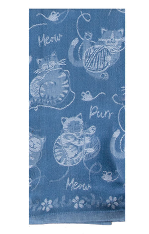 Kay Dee Jaquard Tea Towel, Curious Kittens