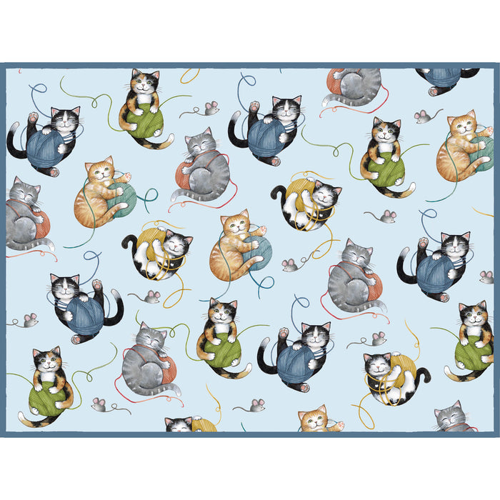 Kay Dee Dish Drying Mat, Curious Kittens
