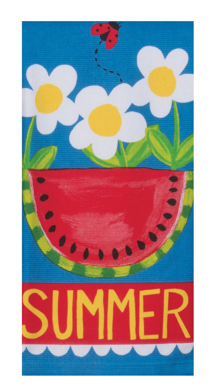 Kay Dee Dual Purpose Terry Tea Towel, Summer Fun Watermelon