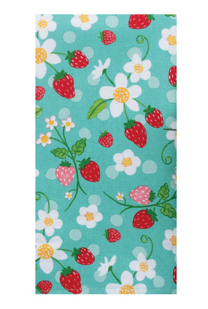 Kay Dee Dual Purpose Terry Tea Towel, Berry Basket Strawberry Toss