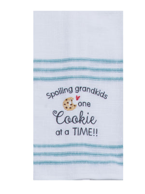 Kay Dee Tea Towel Embroidered, Snarkasms Cookie Time