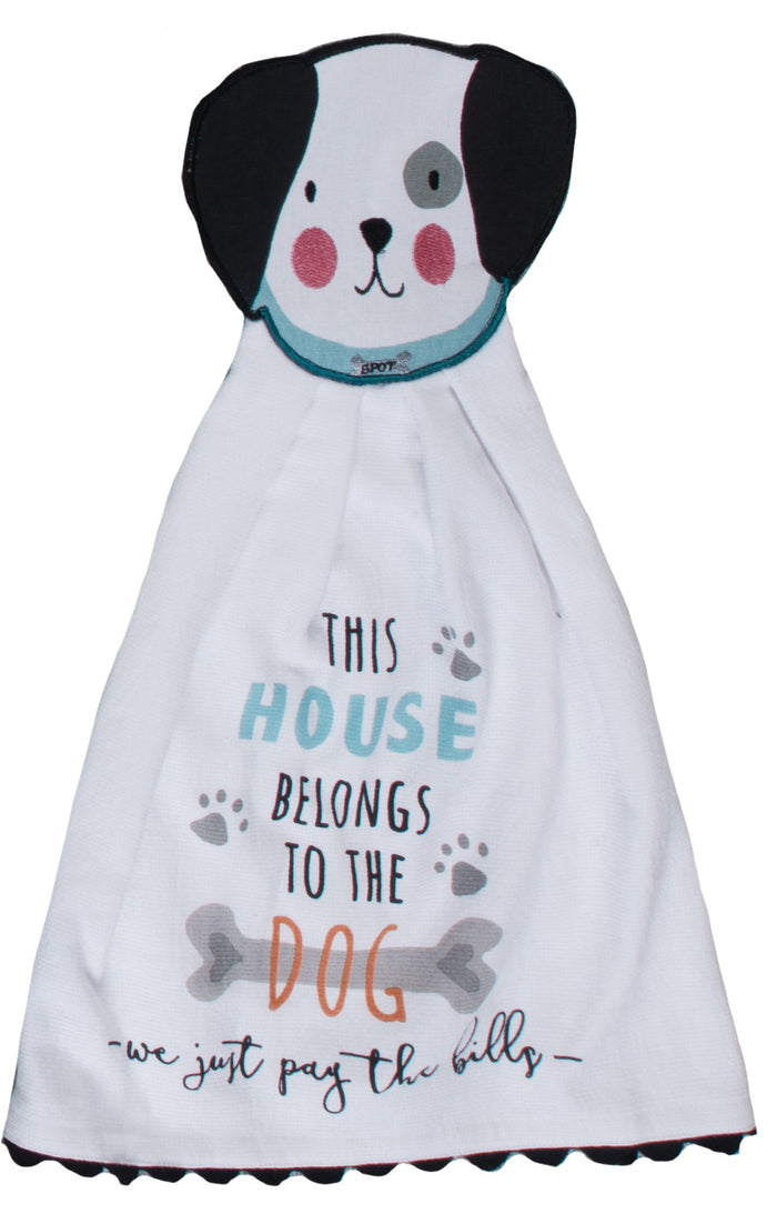 Kay Dee Hang Up Tea Towel, Dog House