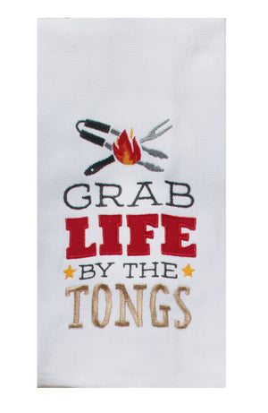 Kay Dee Dual Purpose Terry Tea Towel, BBQ Grab Life