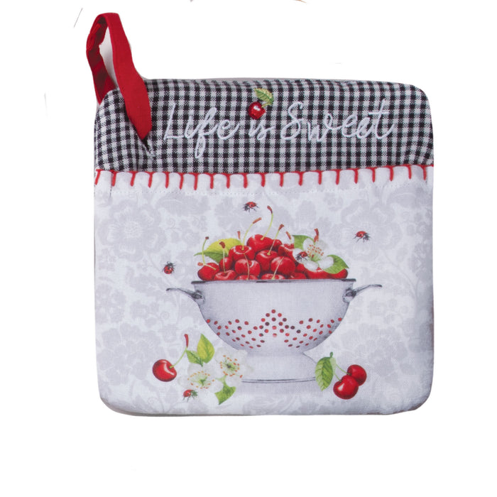 Kay Dee Pot Holder Pocket Mitt, Sweet Cherry