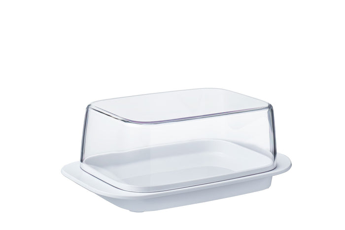 Mepal Melamine Butter Dish, White