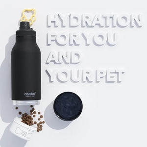 Asobu Buddy Water Bottle 1L | 34oz, Black
