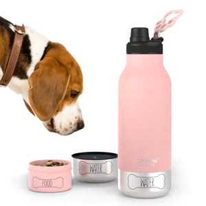 Asobu Buddy Water Bottle 1L | 34oz, Pink