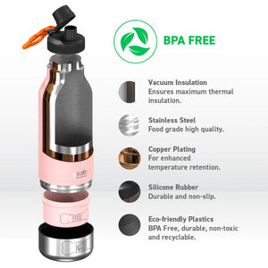 Asobu Barky Bottle, Pink