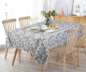Texstyles Deco Tablecloth 58 x 78 Inch, Serenity Grey