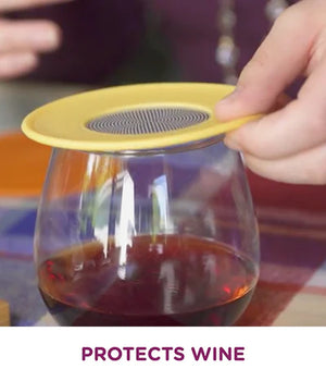 Drink Tops™ Ventilated Wine Covers (Single Cover)