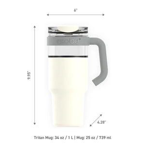 Asobu Explorer Travel Mug, White