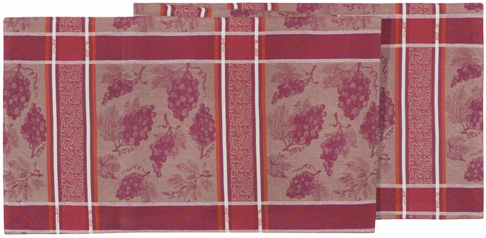 Danica Now Designs Table Runner Jacquard 72 Inch, Grapes