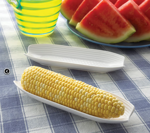 Fox Run Corn Dish Set of 2, White