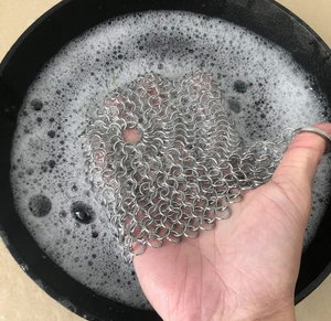 Outset Chain Mail Cast Iron Cleaner