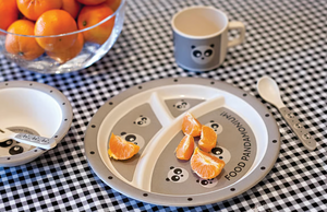 Red Rover Kids Dinnerware Set of 5, Panda