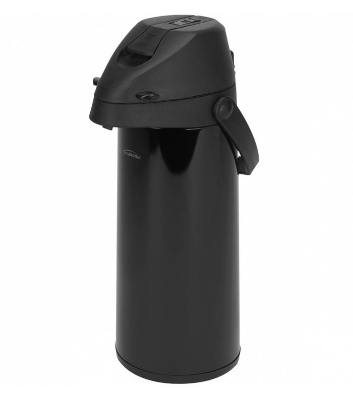 Trudeau Vacuum Insulated Pump Pot 64oz, Black