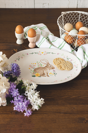 Danica Now Designs Serving Platter, Easter Bunny