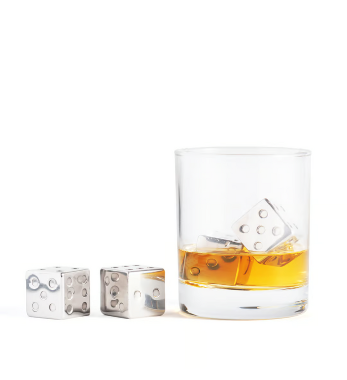 Outset Whiskey Chiller Cubes, Dice