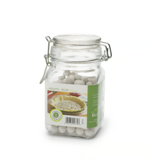 Fox Run Ceramic Pie Weights with Jar 250gm