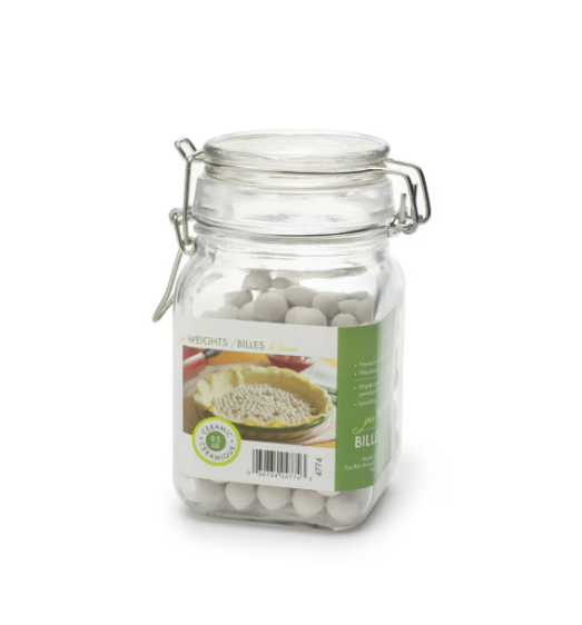 Fox Run Ceramic Pie Weights with Jar 250gm